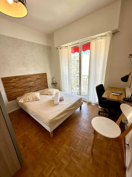 Appartement Avec 4 Chambres Doubles - Proche De La Mer, Des Transports Et De La Promenade Des Anglais Ницца Экстерьер фото